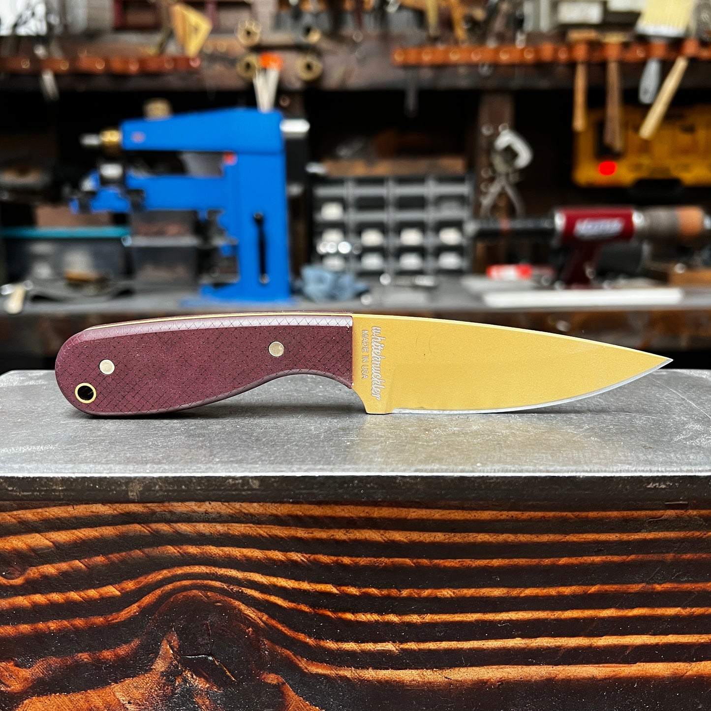Custom M3 - Purple Checkered & Gold Cerakote