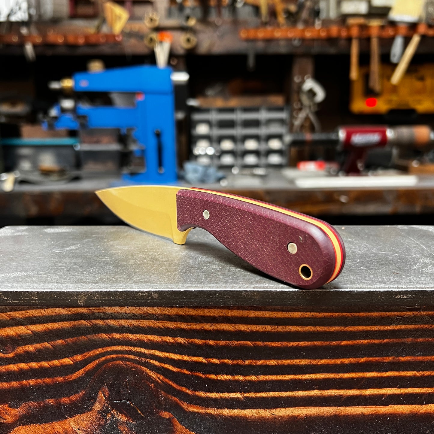 Custom M3 - Purple Checkered & Gold Cerakote