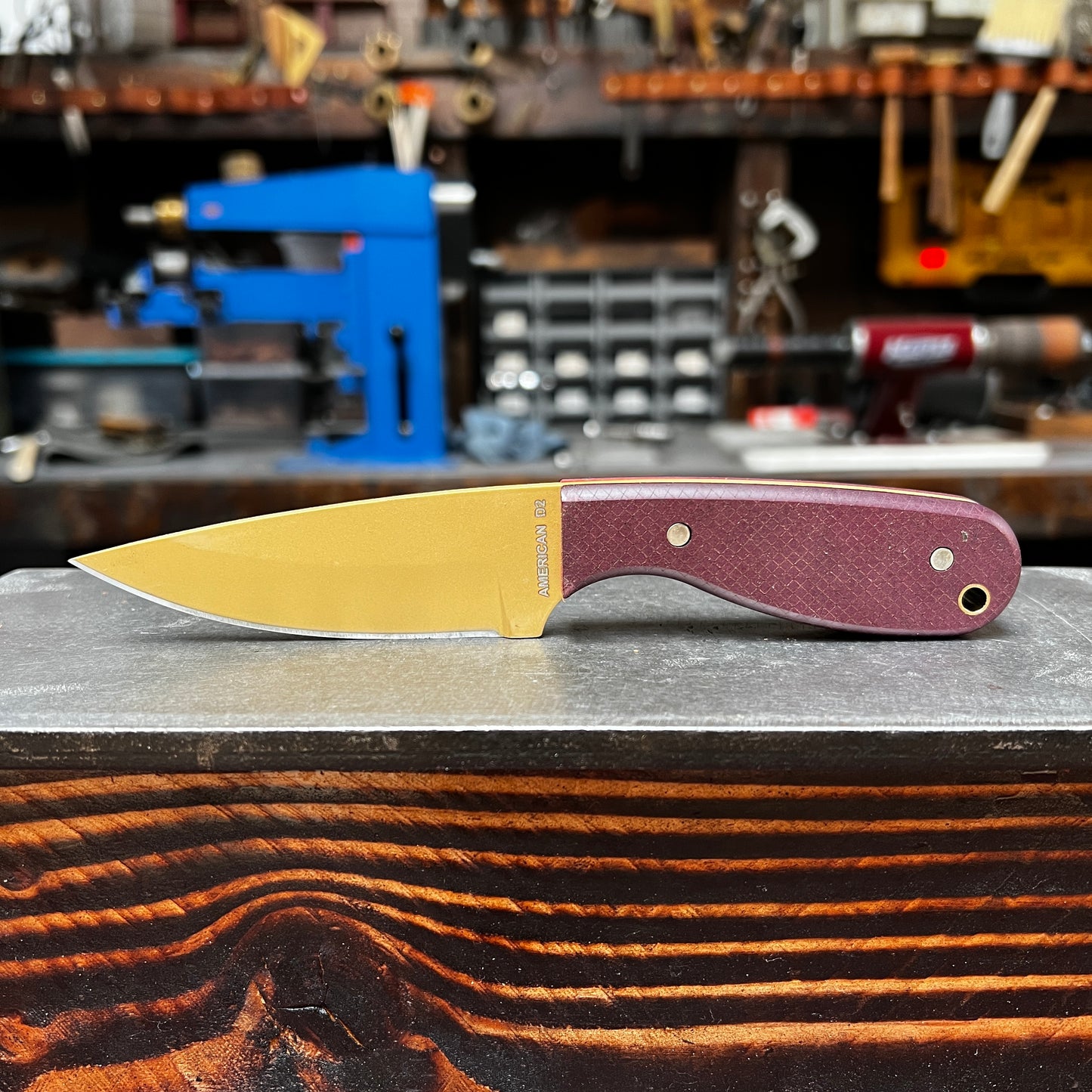 Custom M3 - Purple Checkered & Gold Cerakote