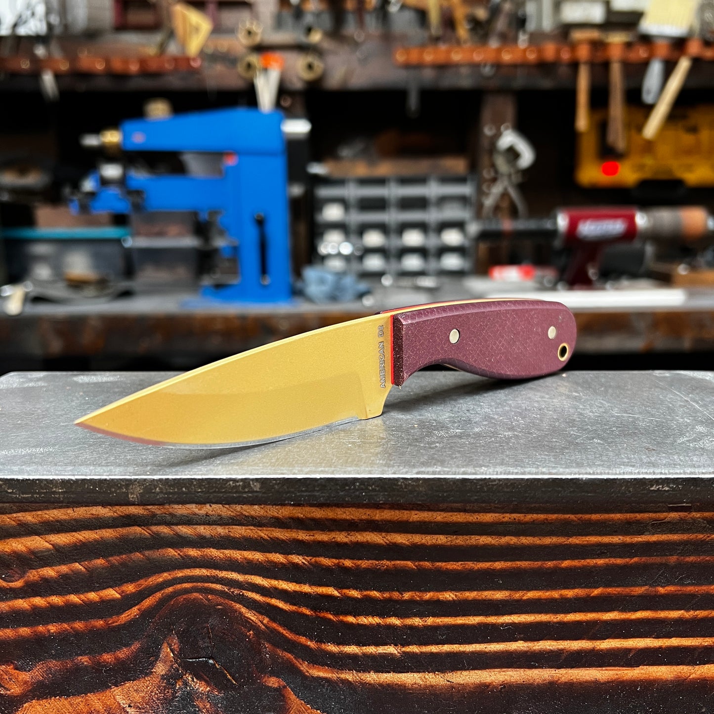 Custom M3 - Purple Checkered & Gold Cerakote