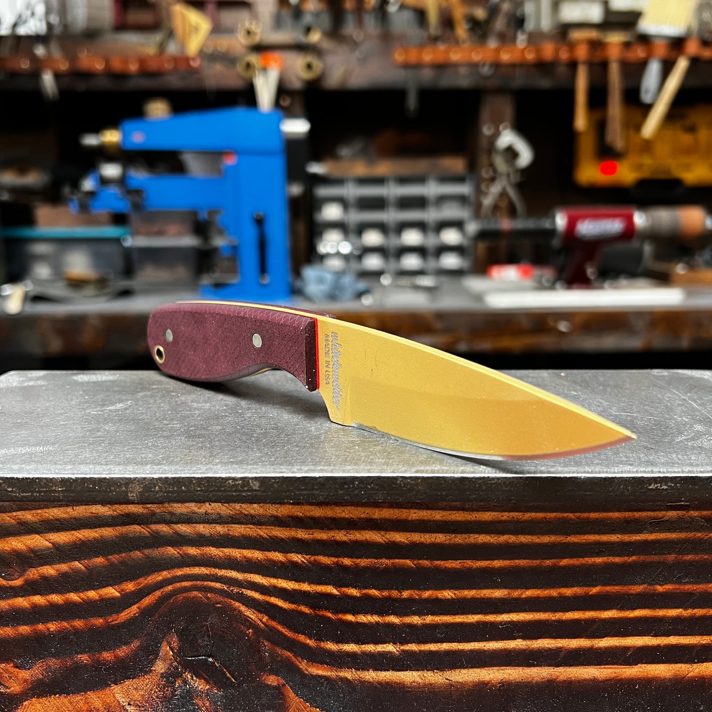 Custom M3 - Purple Checkered & Gold Cerakote