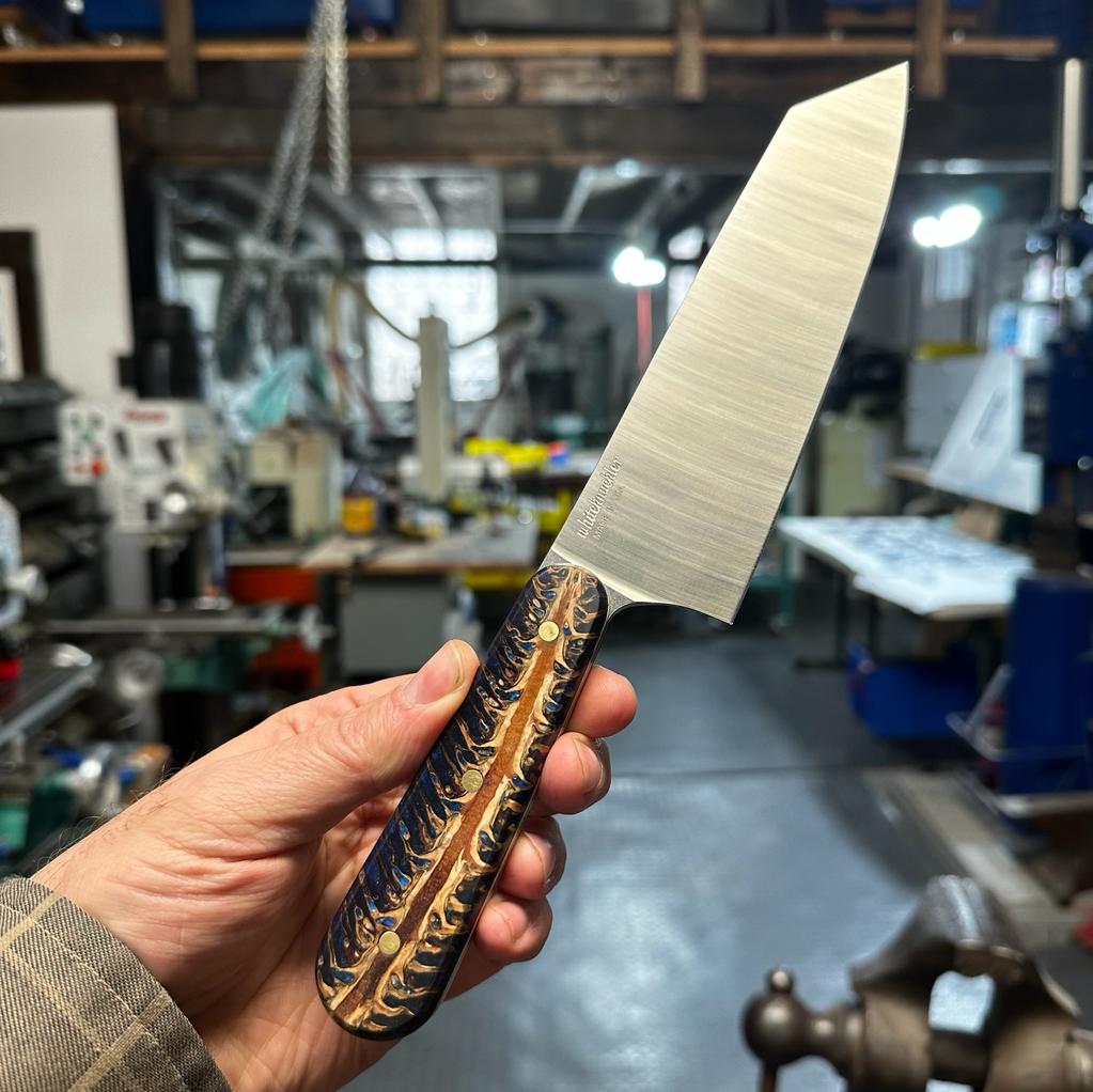 Custom Chef Knife - Pinecone Resin