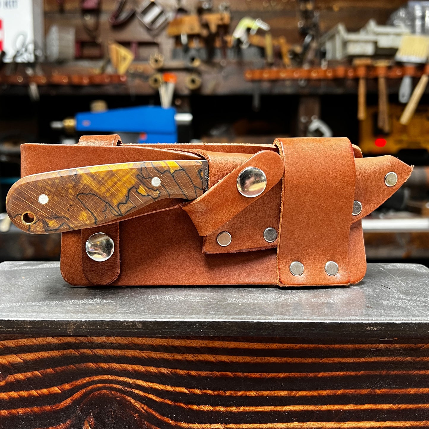 Custom M3 - Orange Spalted Beech & Mirror Polished