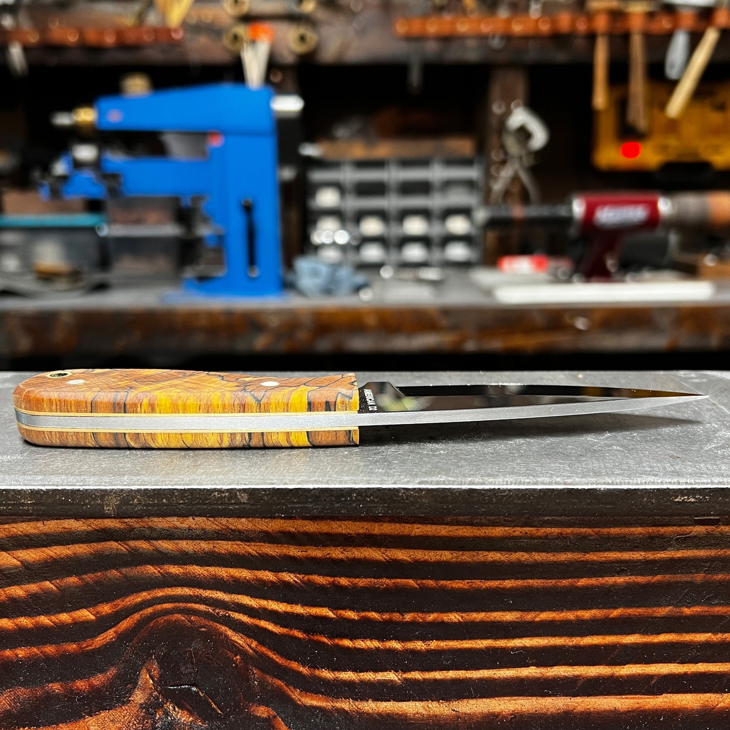Custom M3 - Orange Spalted Beech & Mirror Polished