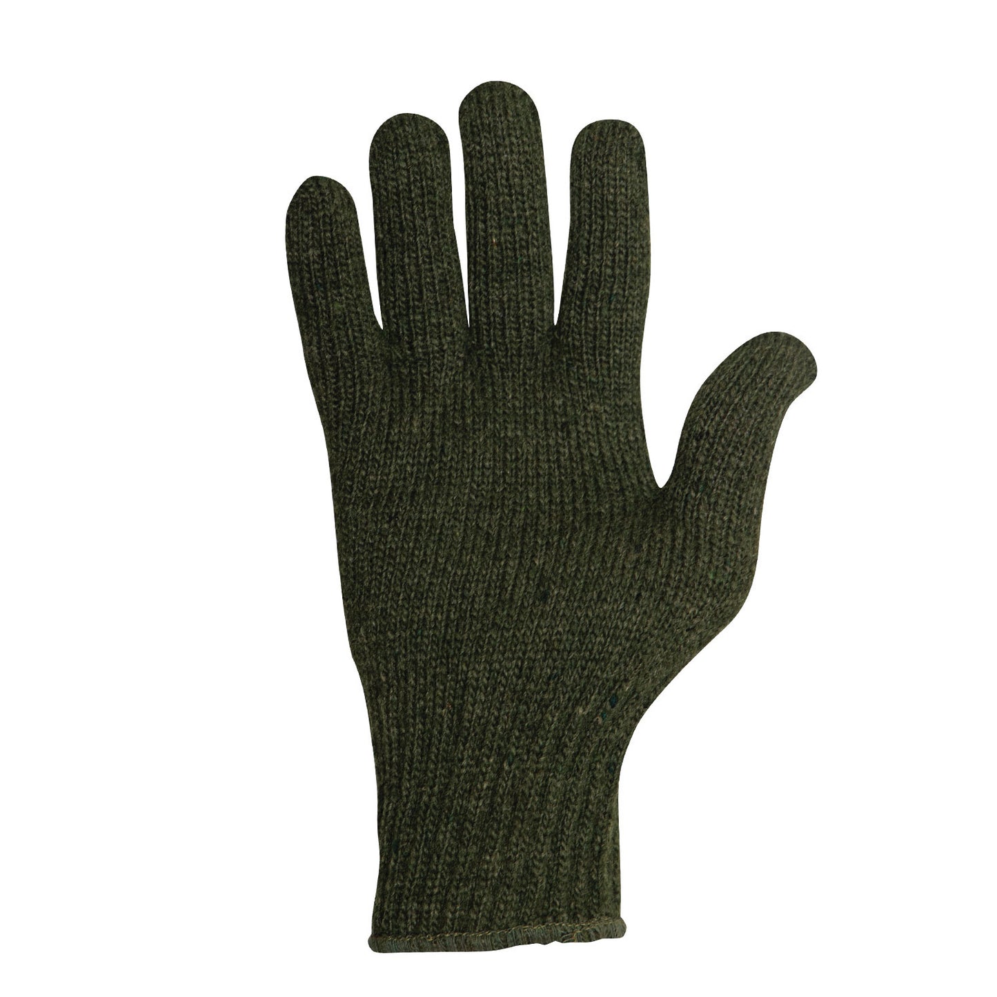Wool - O.D. Green Knit Gloves