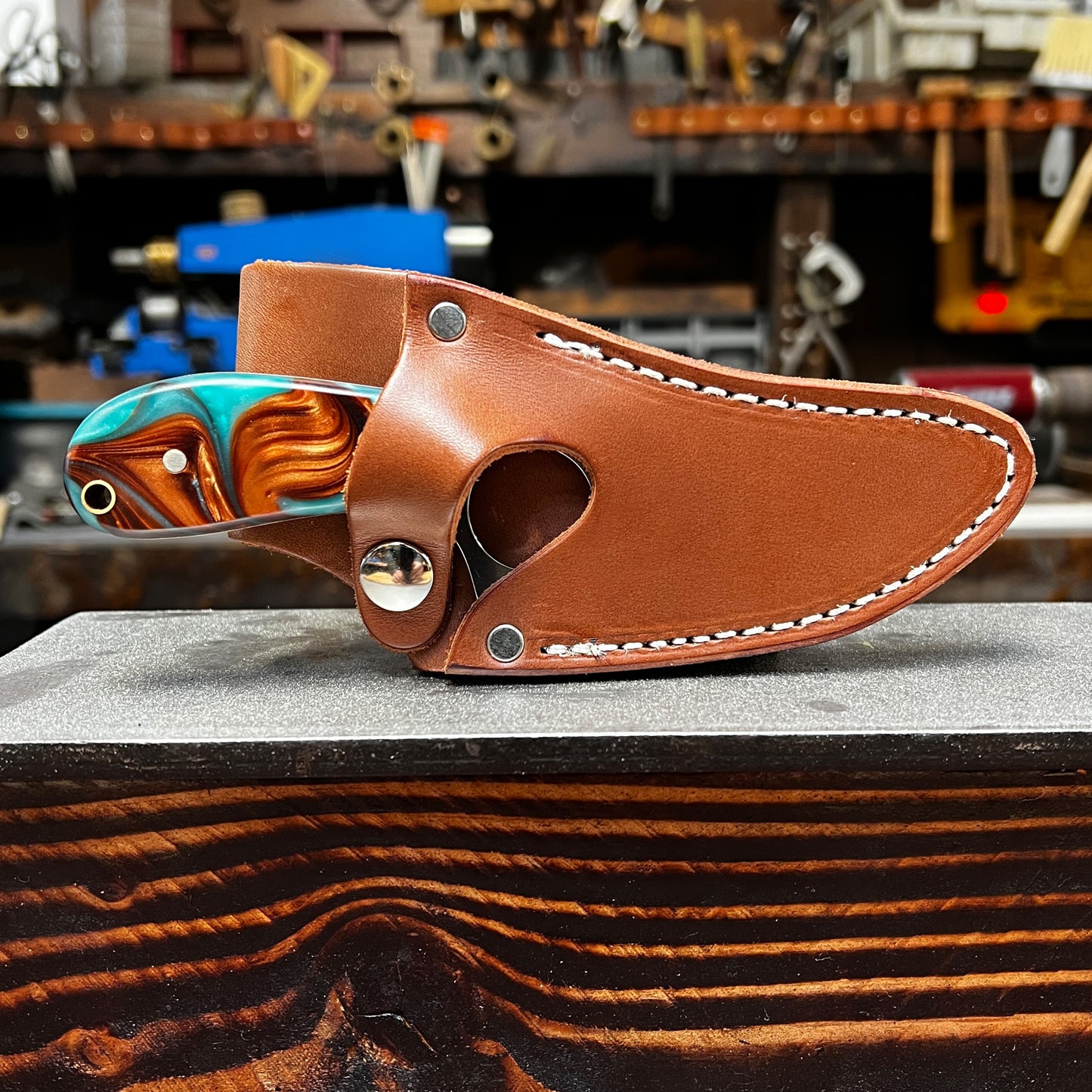 Custom C7 - Copper & Teal