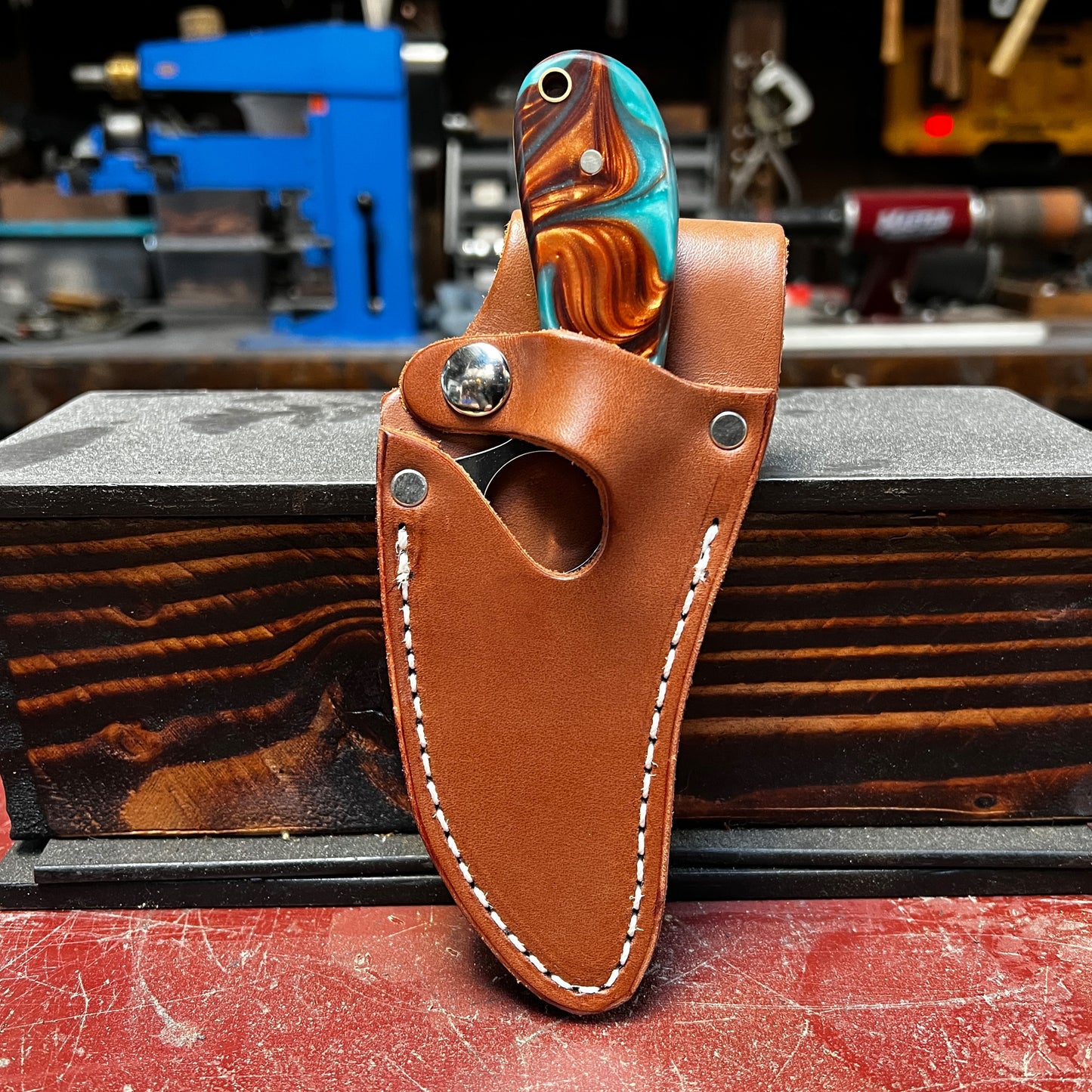 Custom C7 - Copper & Teal