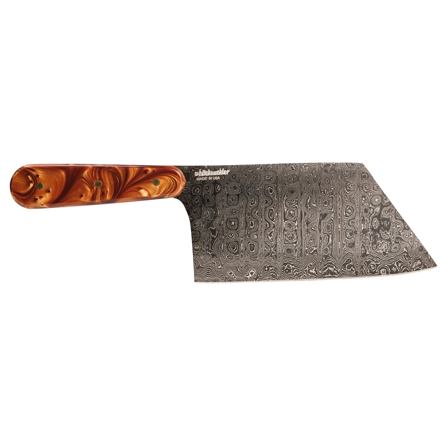 Copper Pearl Knife Set - Damascus