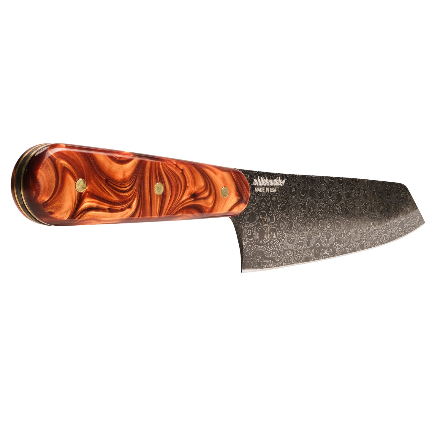 Copper Pearl Knife Set - Damascus