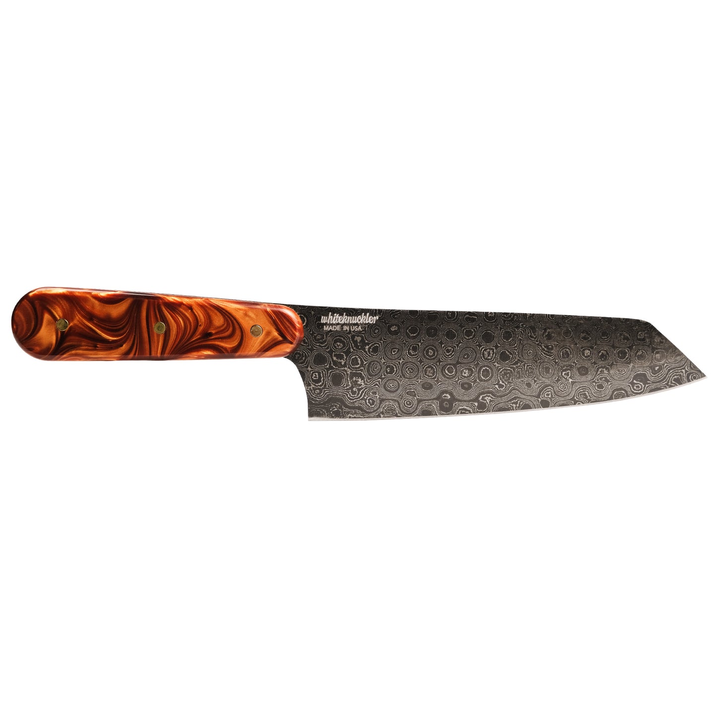 Copper Pearl Knife Set - Damascus