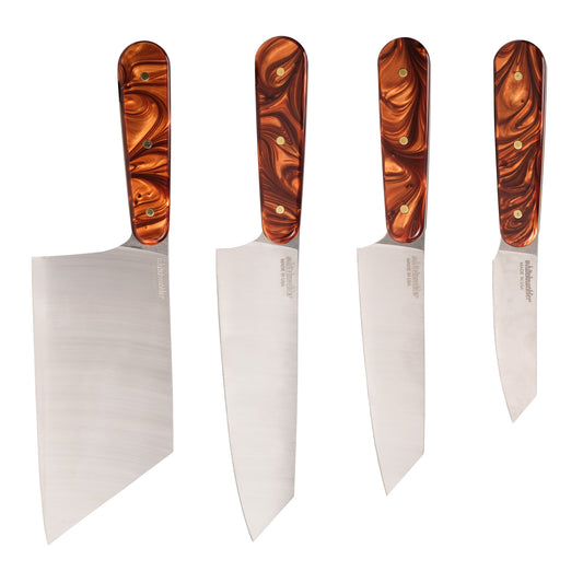 Culinary - Copper Knife Set - High Carbon SS