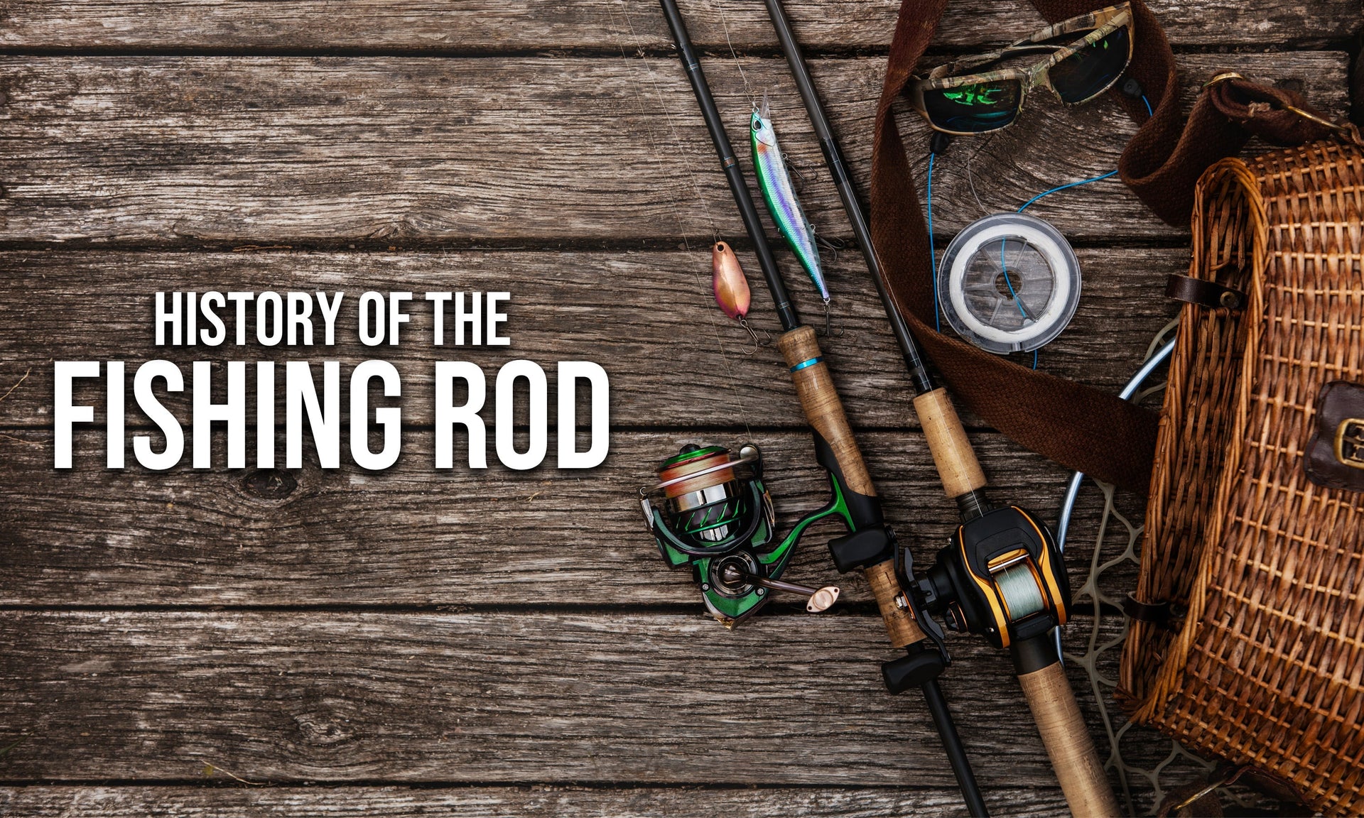 16th century fishing pole 1940's wood rod with Pfluger Sal-Trout Reel Southern Adirondack ReStore Antiques, Art, Vintage