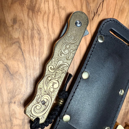 Doubloon F2 Folder - "Personal Steak Knife"