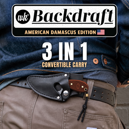 WK® Convertible C7 - Backdraft Damascus Edition Rosewood