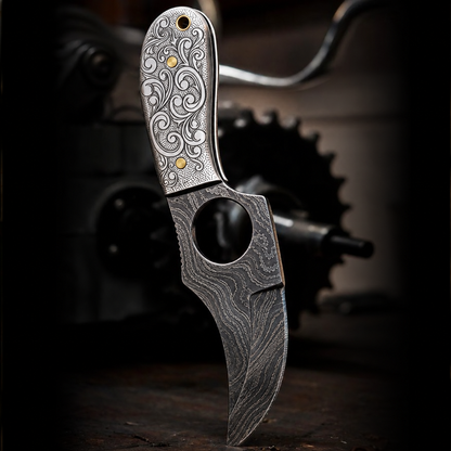 WK® C7 - Backdraft Damascus Doubloon Argento