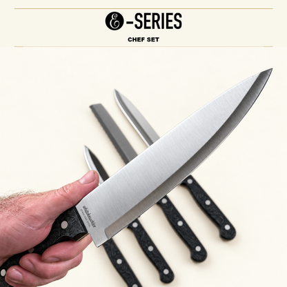E-Series 5 Piece Chef Set. 420HC Stainless