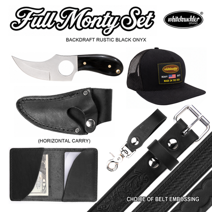Rustic Black Onyx Full Monty Gift Set