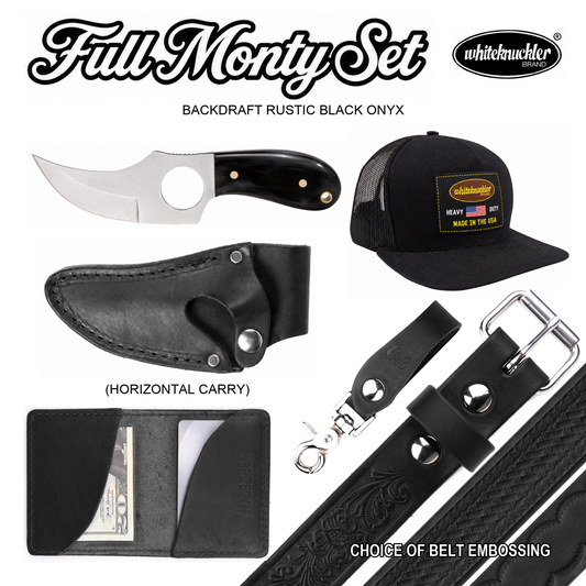 Rustic Black Onyx Full Monty Gift Set
