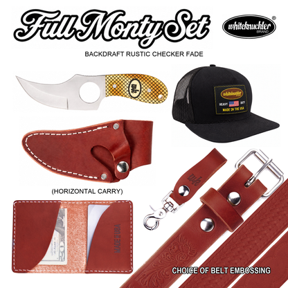 Rustic Checker Fade Full Monty Gift Set