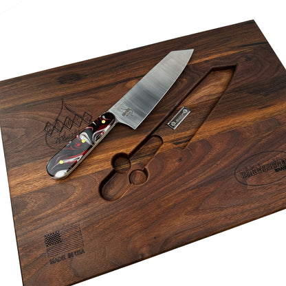 Collab Chef Knife & Board - Klock Werks DROPPING August 12th