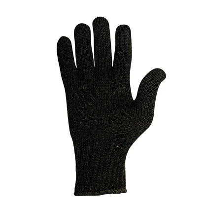 Wool - Black Knit Gloves