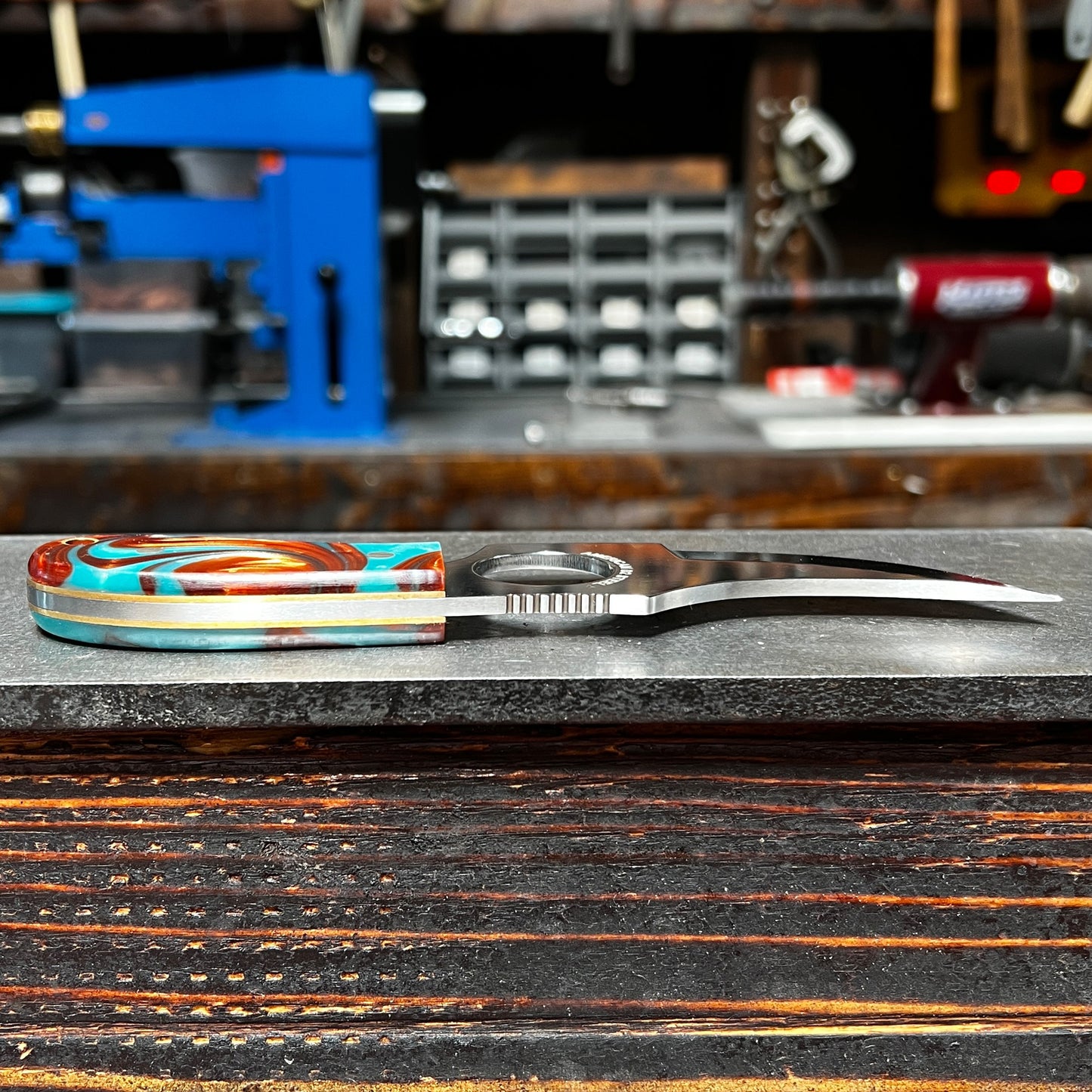 Custom C7 - Copper & Teal