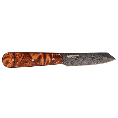 Copper Pearl Knife Set - Damascus