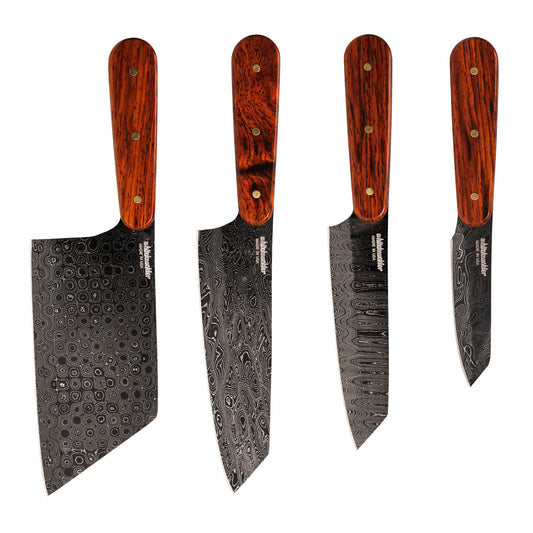 Cocobolo Knife Set - Damascus