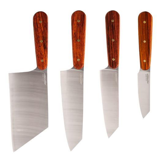 Cocobolo Knife Set - High Carbon SS