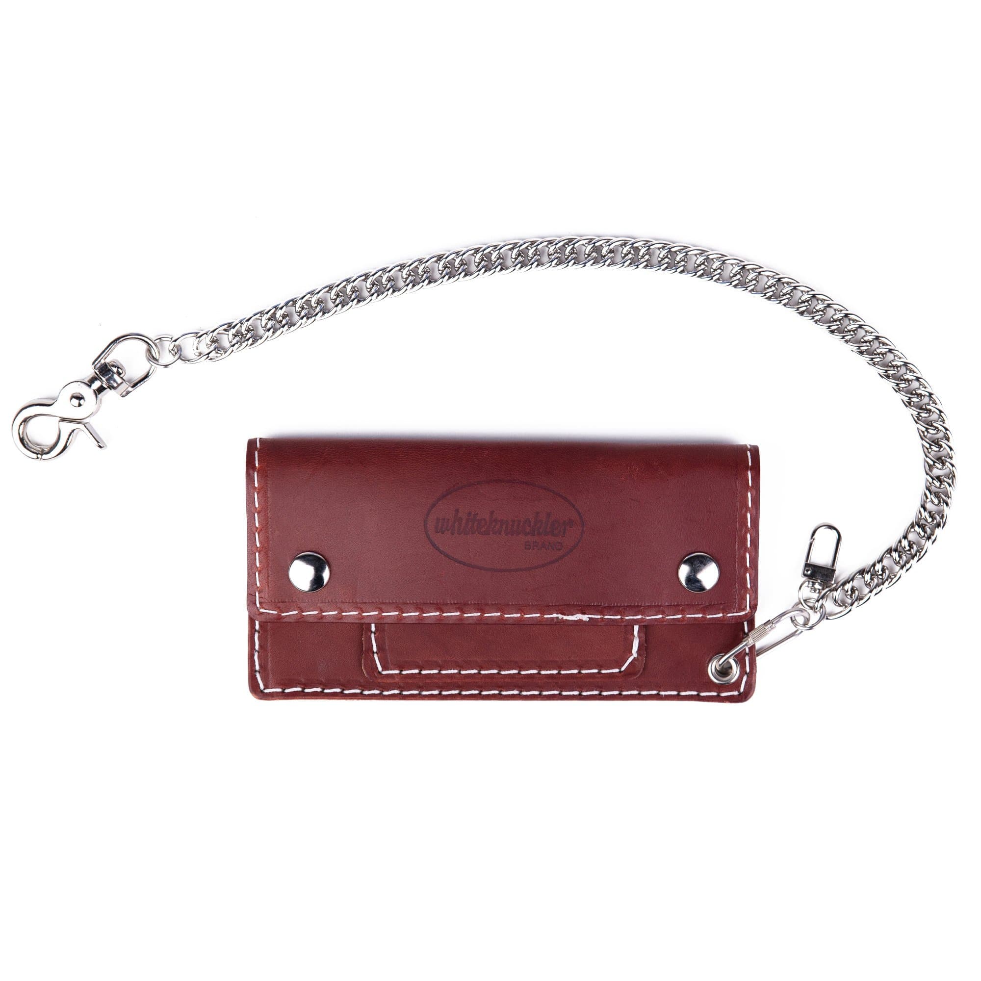 Leather trucker best sale wallet with chain